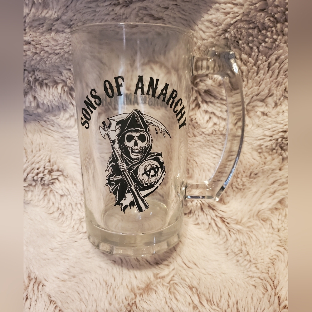 Fx Sons Of Anarchy Glass Mug Beer Stein 2011 Reaper Design